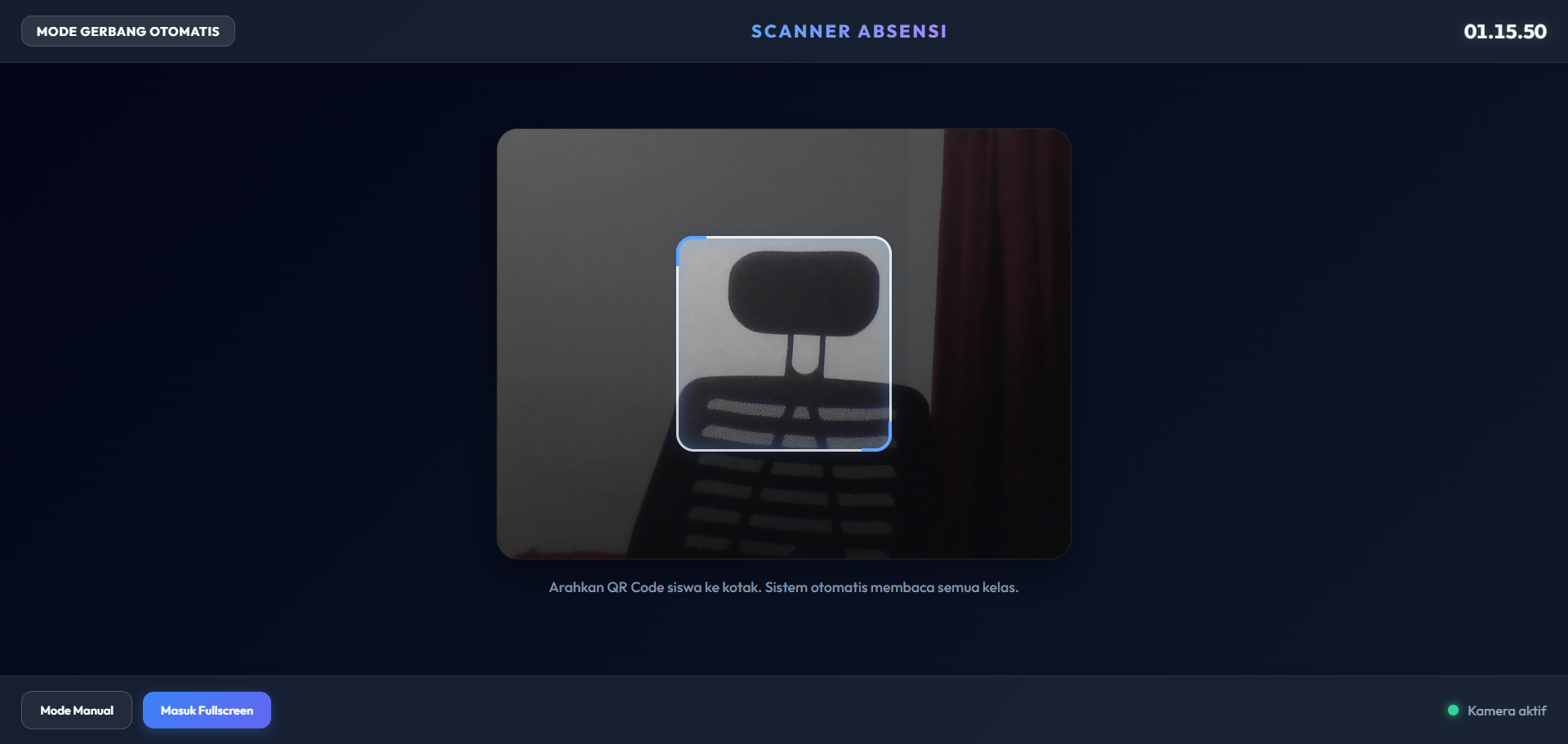 Mesin QR Scanner Presensi